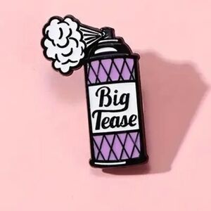 Purple Big Tease Enamel Pin